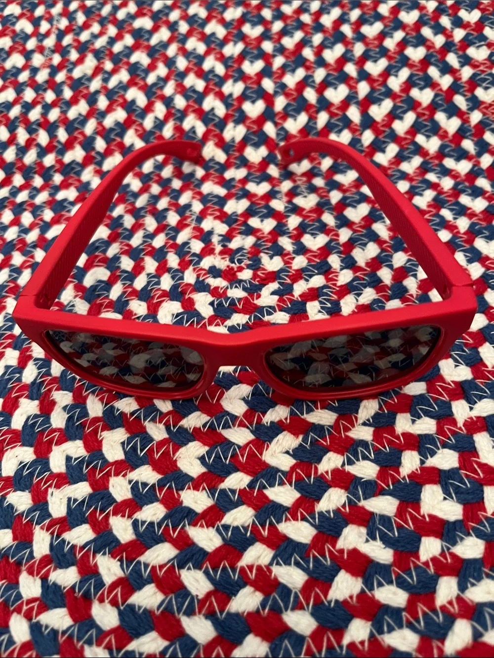 Lacoste Unisex Red Child/Youth Sunglasses with Dark Lenses